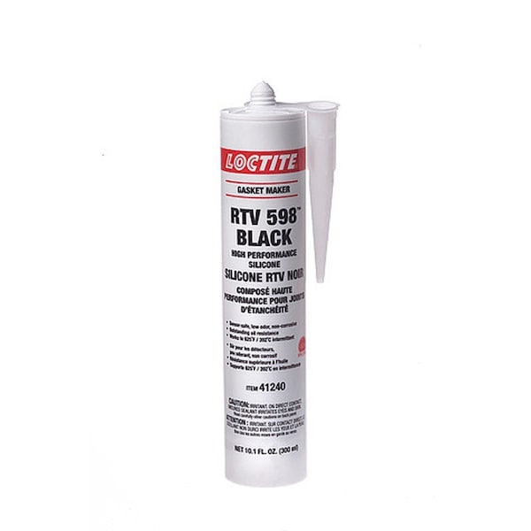 Loctite 598TM Black, High Performance RTV Silicone Gasket Maker 300 ml Cartridge LOC59875 - main